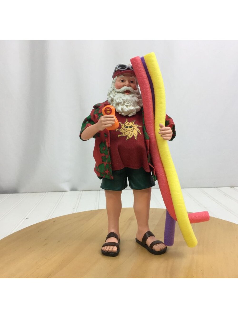 Possible Dream Clothtique Santa On The Beach Figurine 9" Vintage 2003